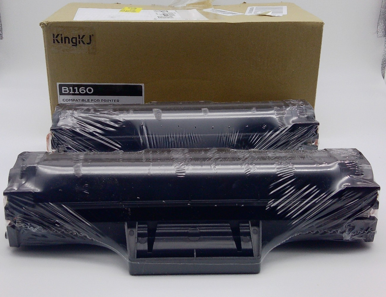 2PK 331-7335 Black Toner Cartridge for Dell B1160 B1160w B1165nfw B1163w Printer