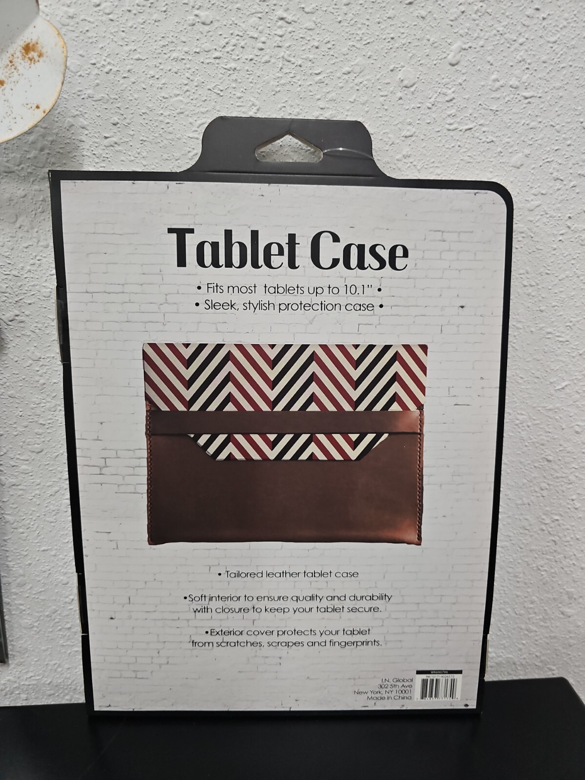 Brand New Tailored Tablet Notebook Leather Sleeve Carry Case Fits up to 10.1″