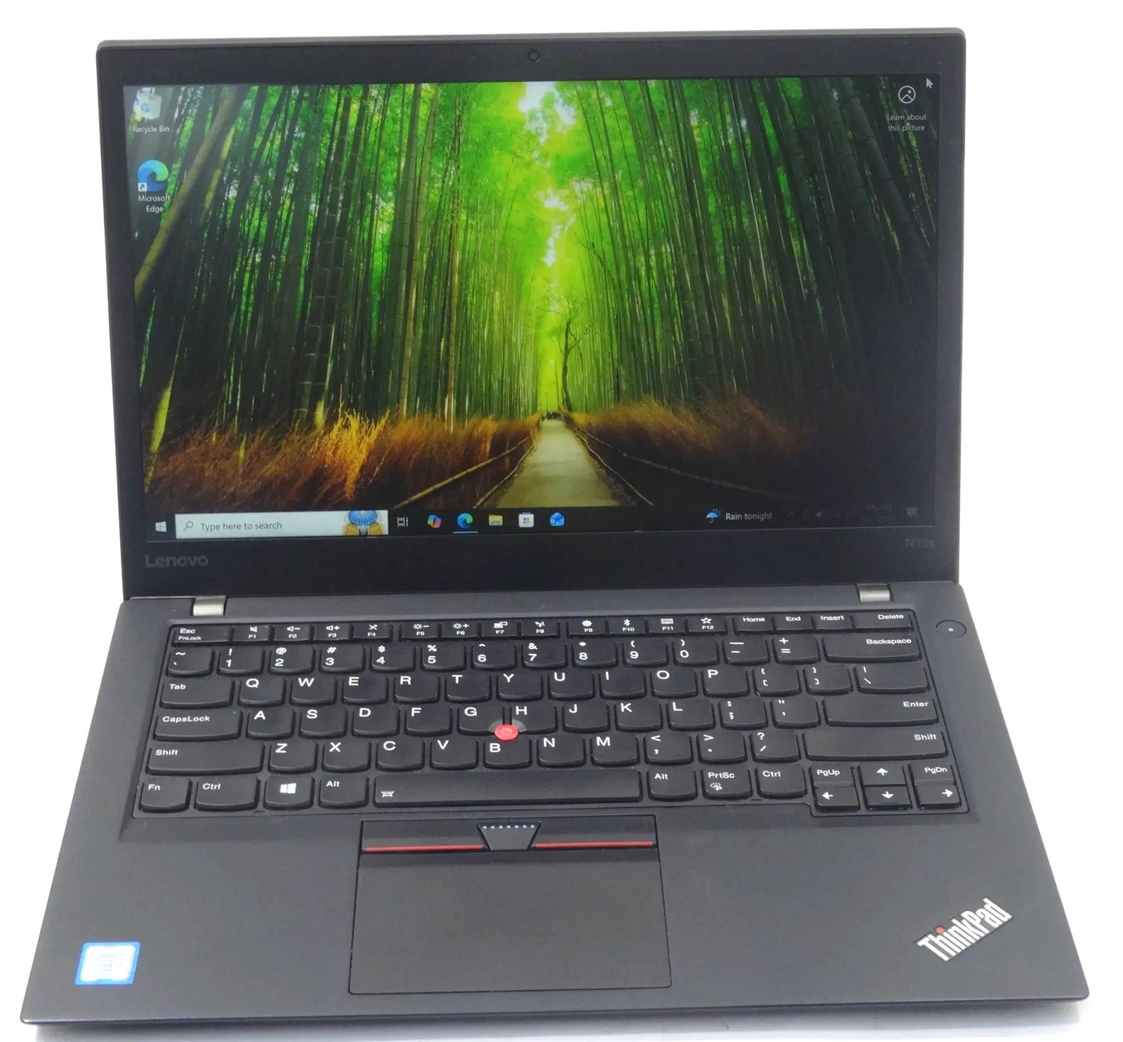 Lenovo ThinkPad T470S 14″ Laptop Core i7-7600U 2.80GHz 8GB 256GB SSD
