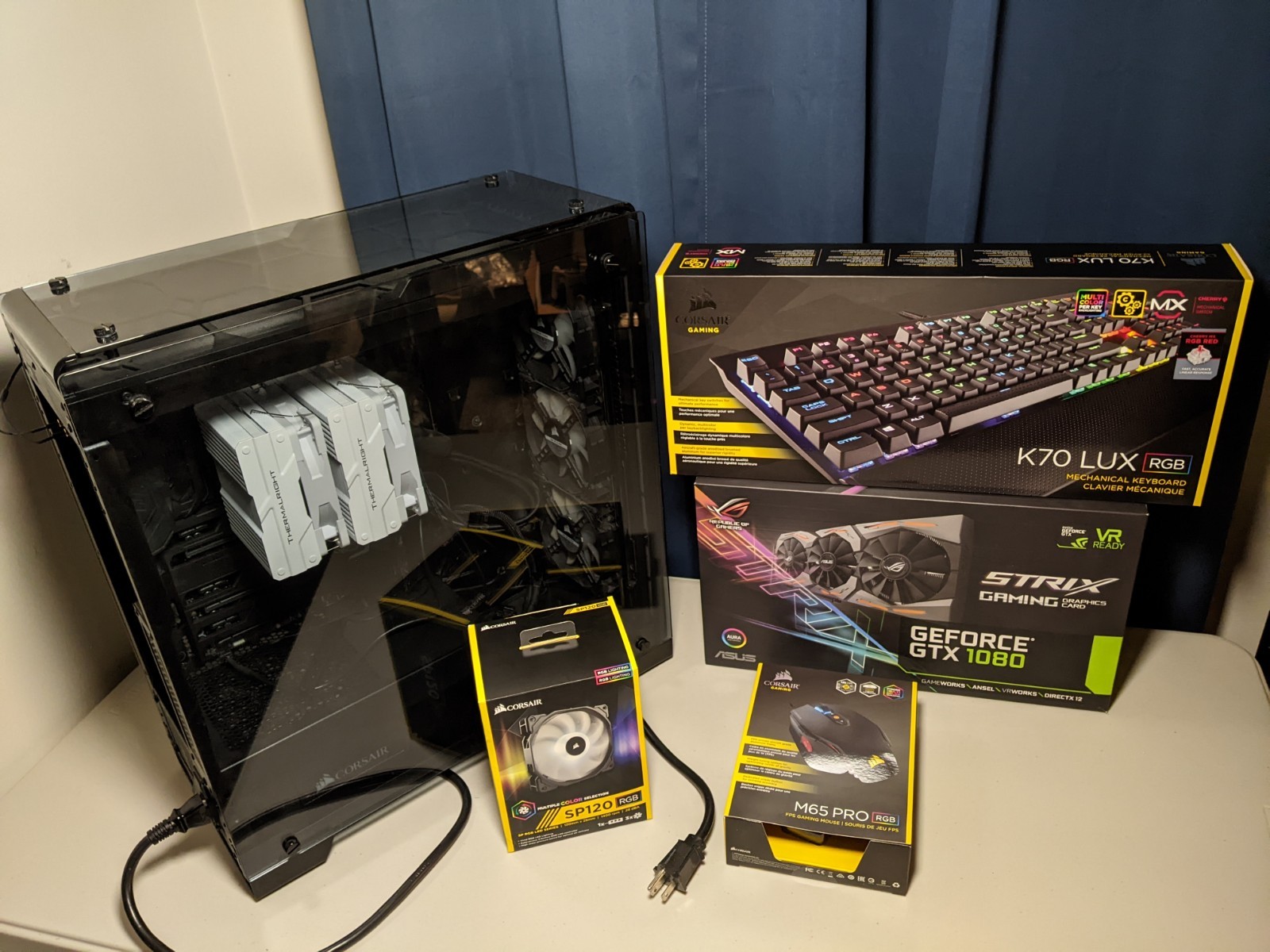 Corsair Desktop Gaming PC i7-7700K 32GB RAM 10TB Drive