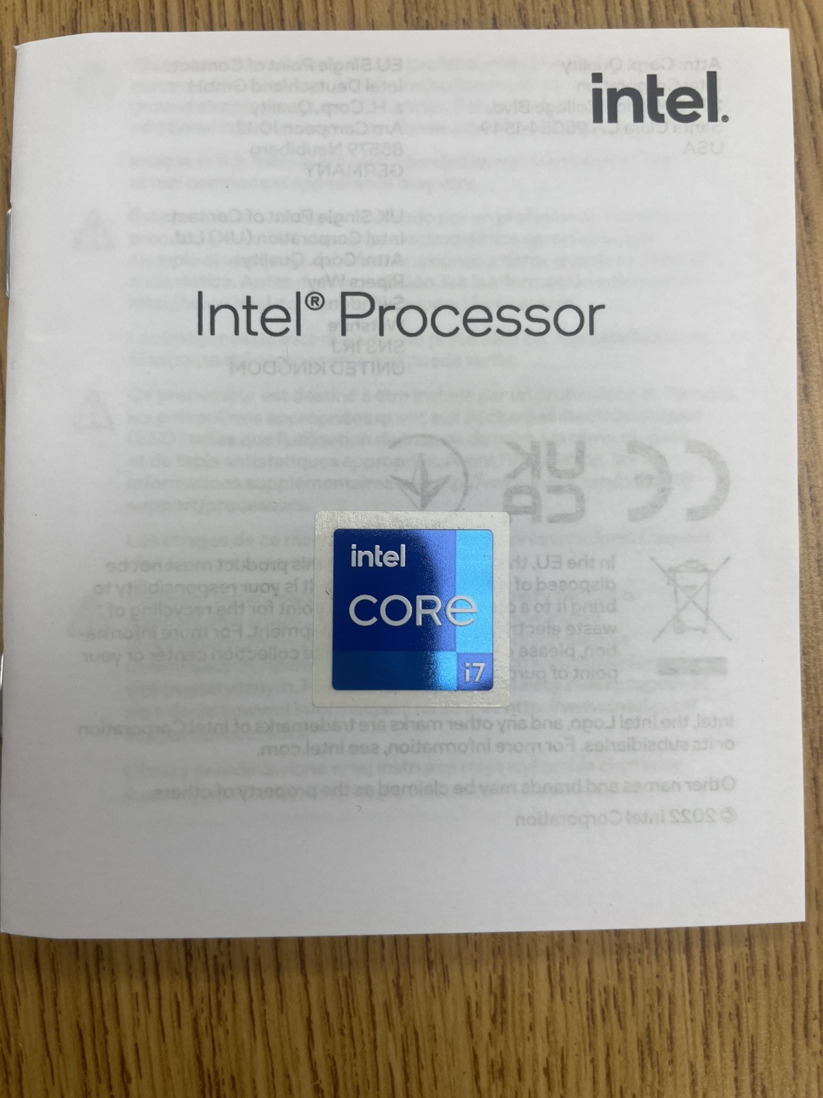 Intel Core i7-13700K 13th Gen 16-Core 3.4GHz Unlocked LGA1700 CPU