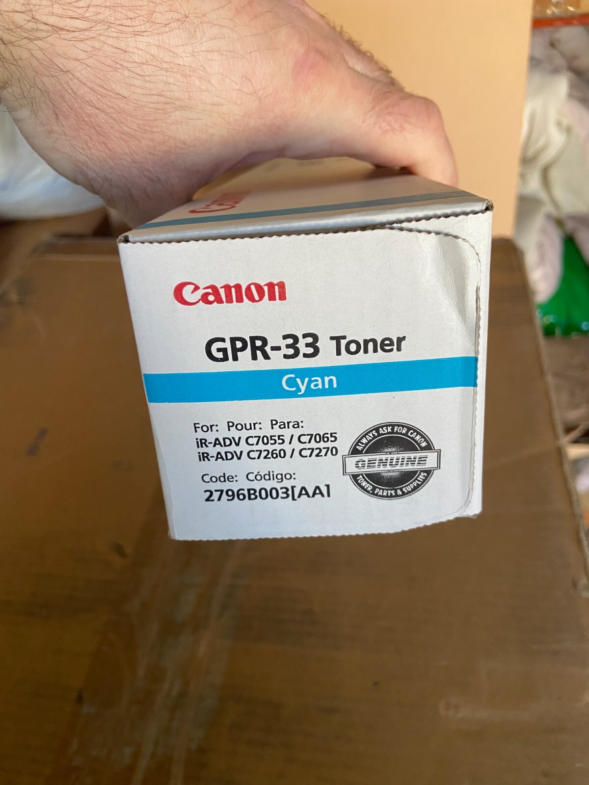 CANON GPR-33 GENUINE TONER CARTRIDGES NEW SELLING ALL COLORS