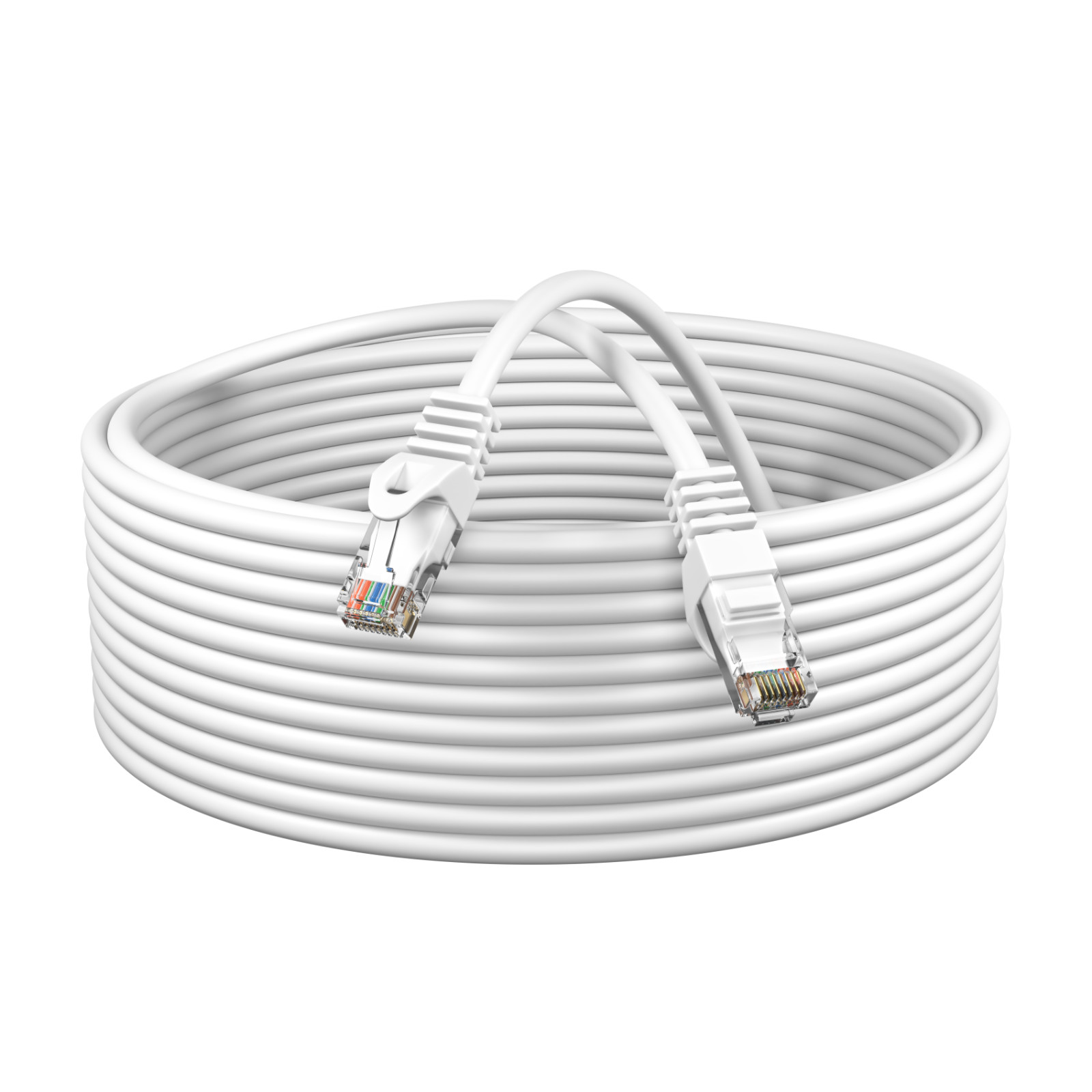3-Pack – CAT6 Ethernet Cable LAN Network RJ45 Patch Cord 1.5FT-200FT White Lot