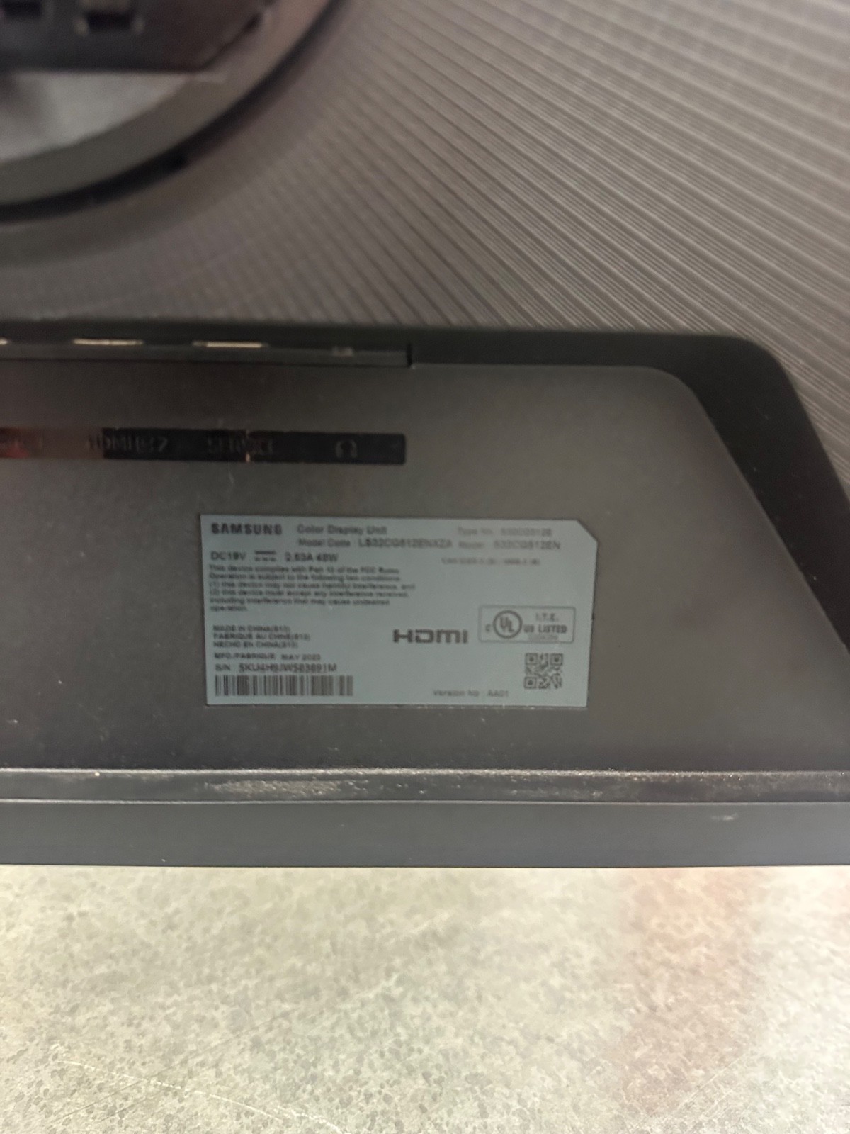 Samsung Odyssey G51C 32″ QHD Widescreen LED Monitor – Black (LS32CG512ENXZA)