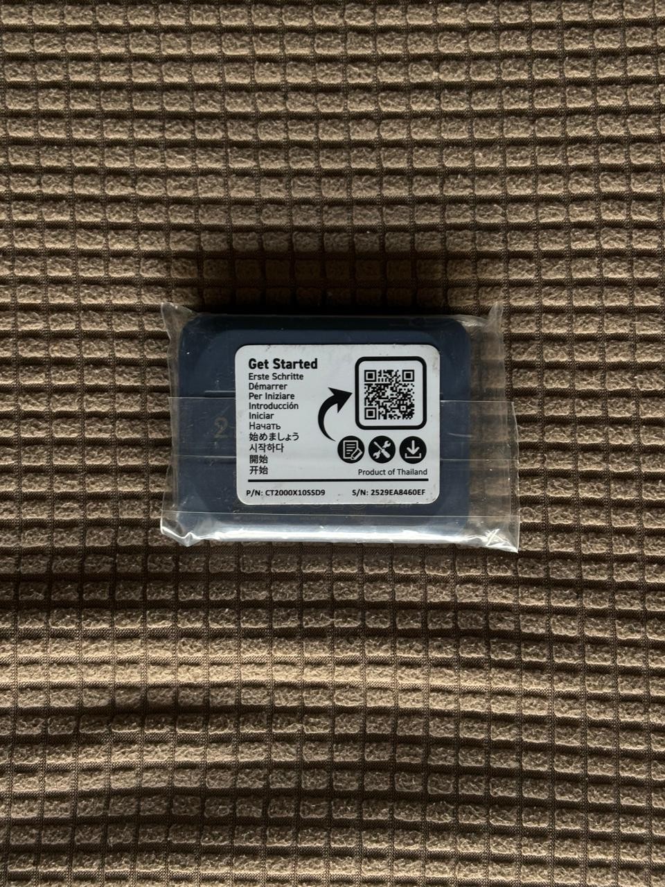Crucial X10 2TB External SSD USB-C 3.2 Gen2x2 CT2000X10SSD9 2100MB/s Portable