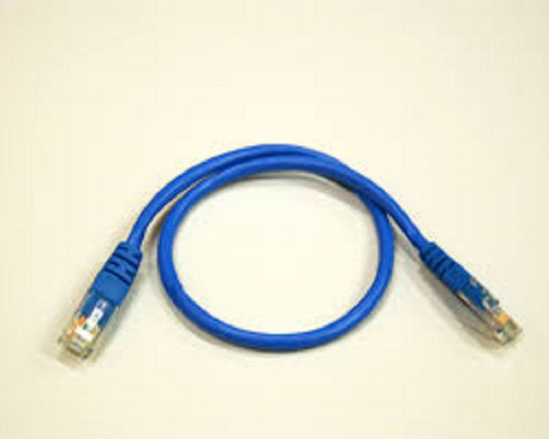 Cat5e Patch Cord 6′ Ft Ethernet Network Cable in Blue 50 Pack Tuff Jacks
