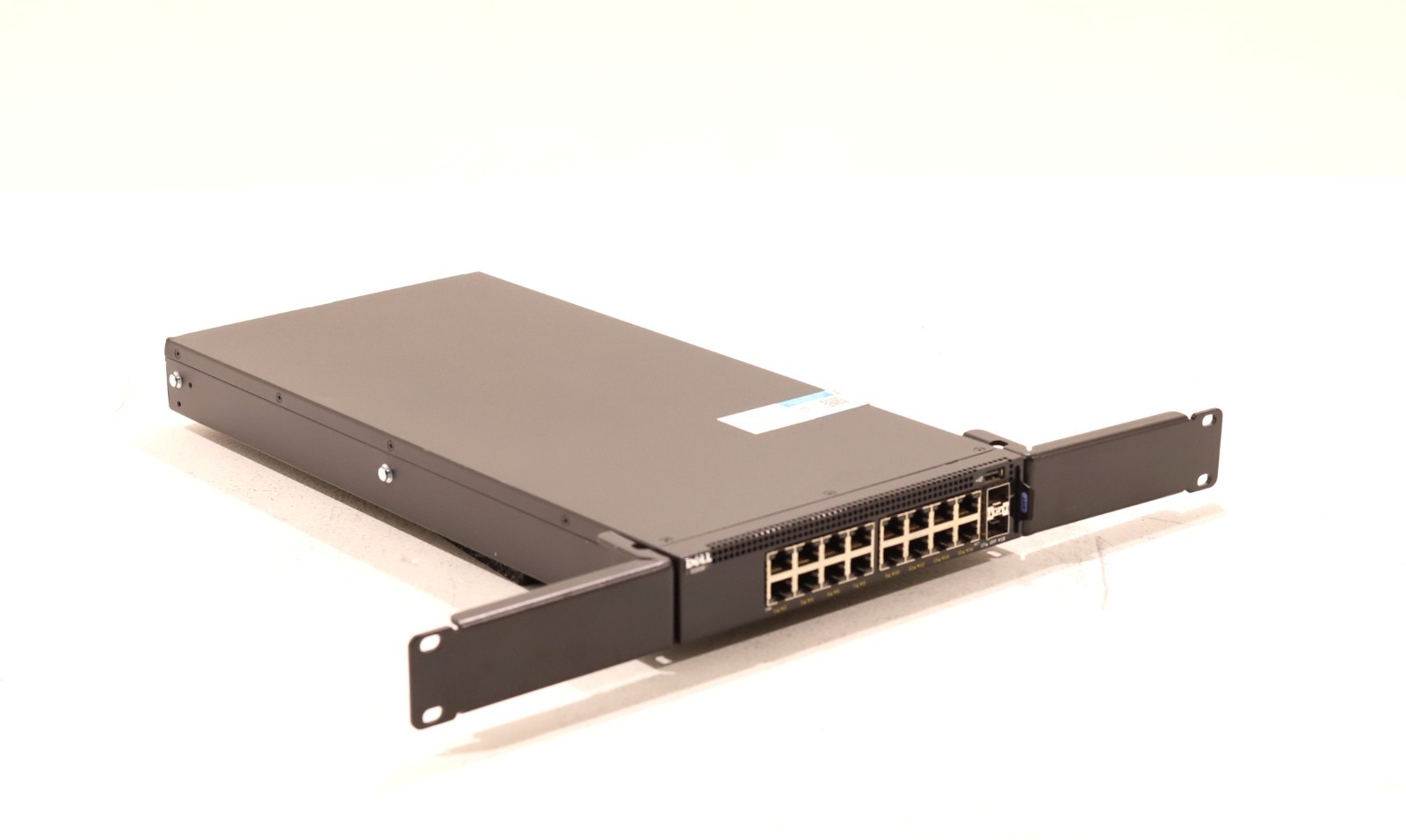Dell E11W 16-Port Gigabit Smart Managed Switch with Ears P/N: X1018P Tested