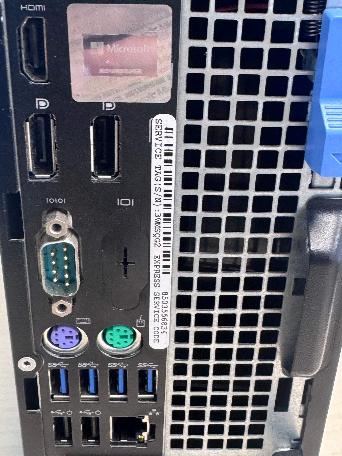 Dell OptiPlex 7040 SFF Intel Core i5-6500 3.20GHz 16GB RAM 512GB NVMe SSD *Read*