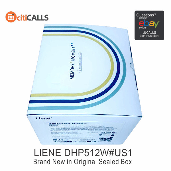 Liene DHP512W#US1 Amber M200 4×6 Instant Photo Printer w Battery White