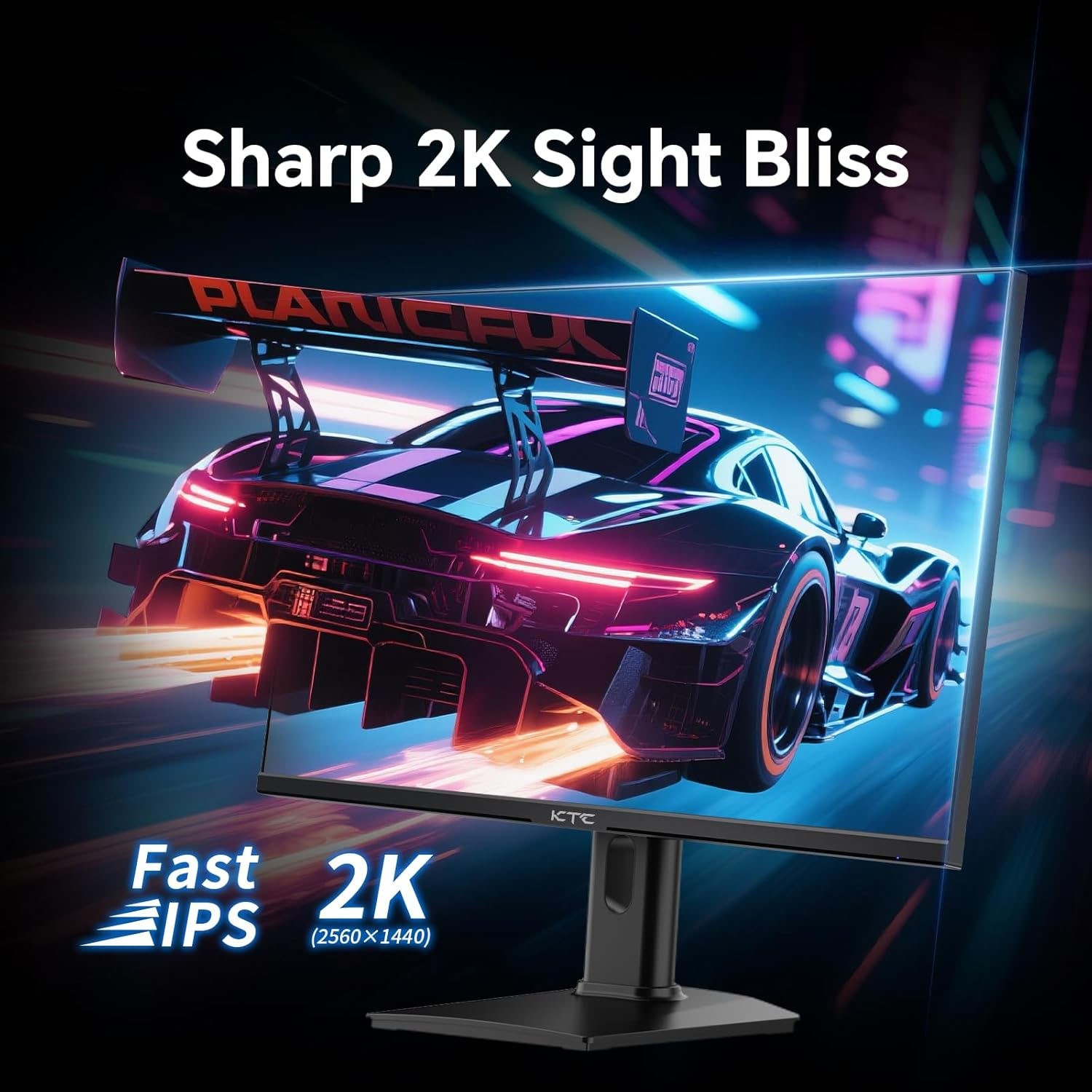 KTC H24T7 24″ Gaming Monitor 180Hz,2K 1440P Computer Monitor,Fast IPS,HDR400,1ms