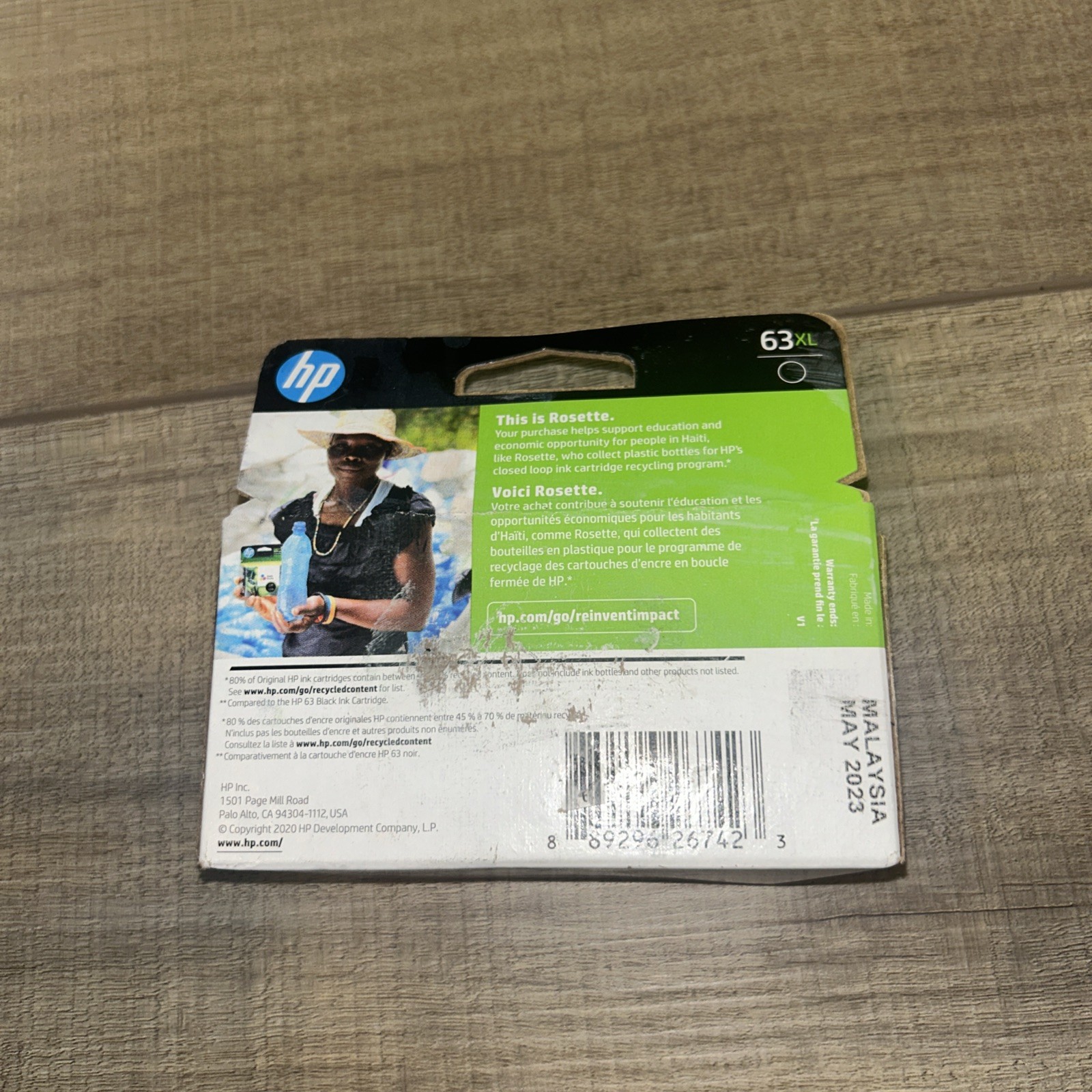 HP 63XL High Yield Black Ink Cartridge F6U64AN Printer Office 2 Genuine