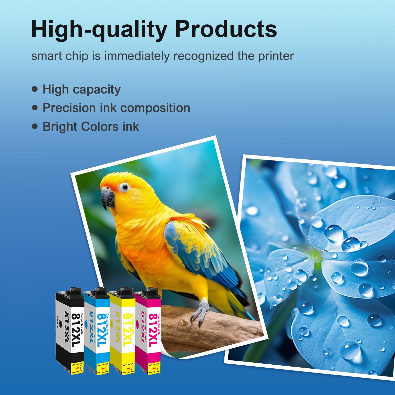 T812 XL 812XL Ink Cartridge For Epson WorkForce EC-C7000 WF-7310 WF-7820 WF-7840