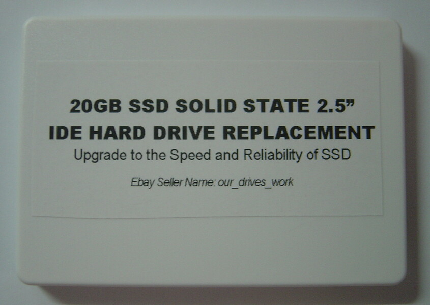 20GB Fast SSD Replace Worn Out MK2018GAP with this 2.5″ 44 PIN IDE SSD Drive