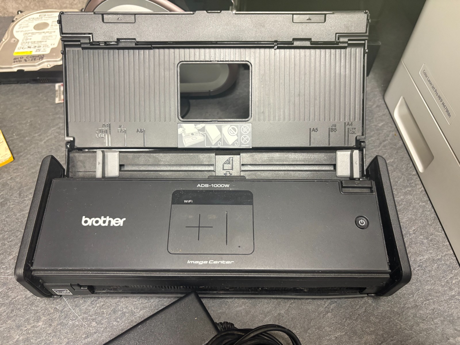 Brother ADS1000W Color Desktop Scanner Duplex & Wireless Network ADS-1000W D