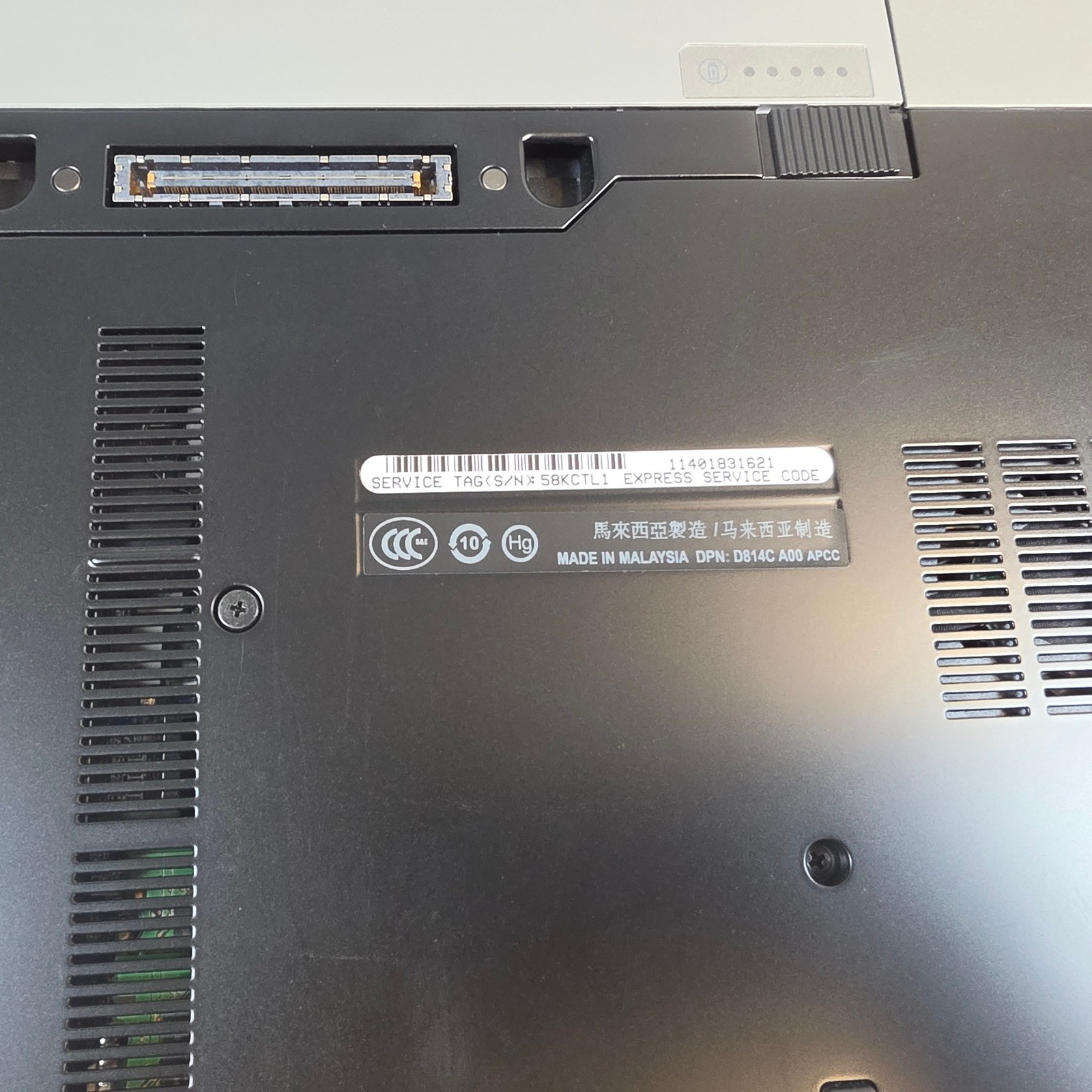 Dell Latitude E6400 Laptop 14in Black Fair Password Locked For Parts Core 2 Duo