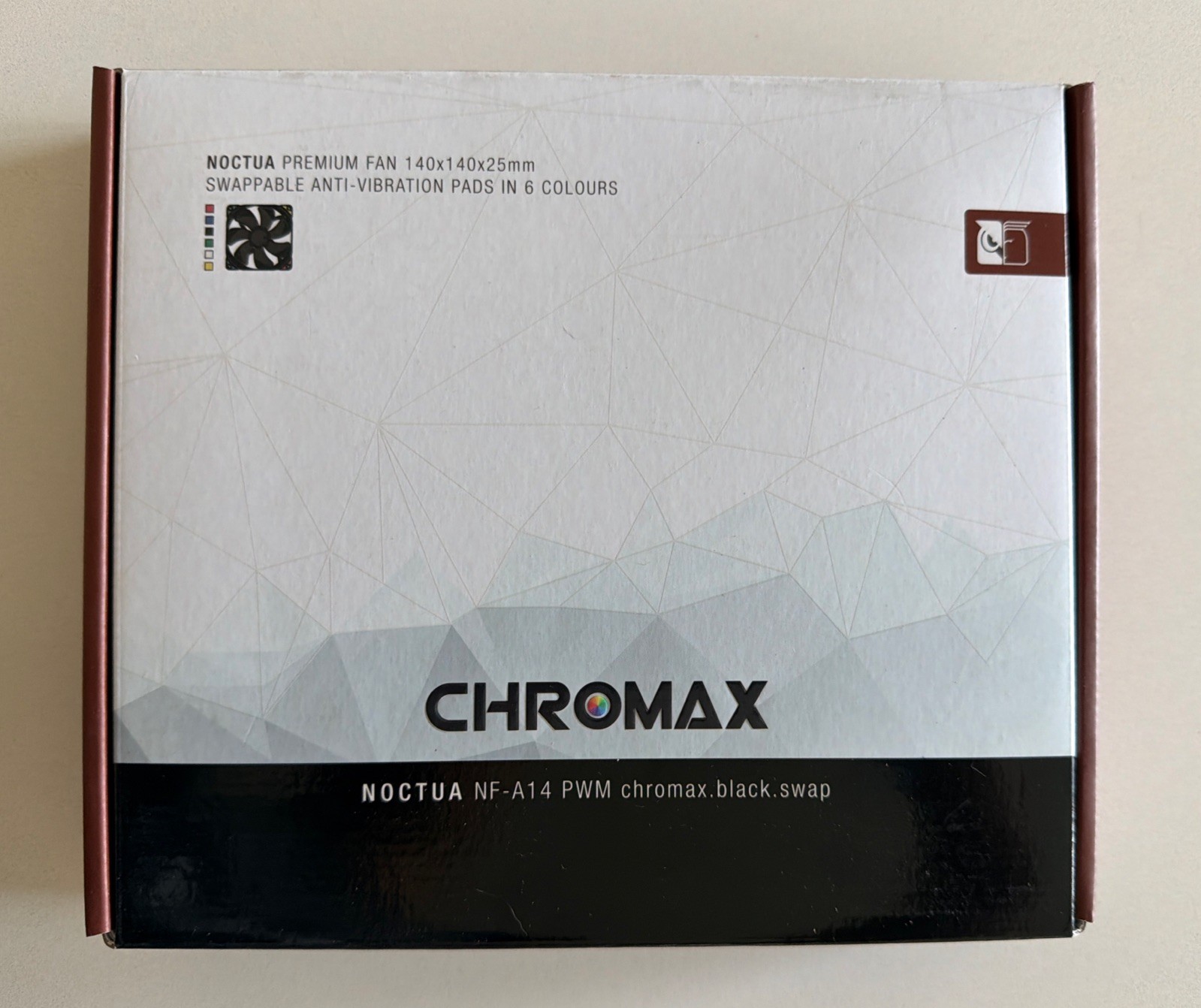Noctua NF-A14 PWM chromax.black.swap 140mm Premium Quiet Case Fan 4-Pin Black