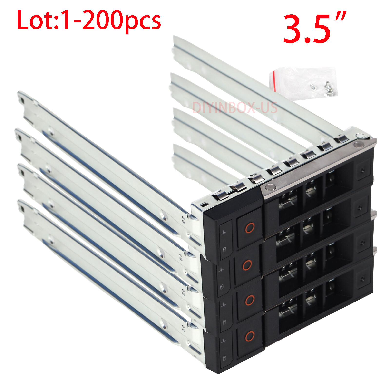 Lot X7K8W Gen14 for Dell R740 R740xd R7415 R940 R640 3.5″ LFF HDD Tray Caddy