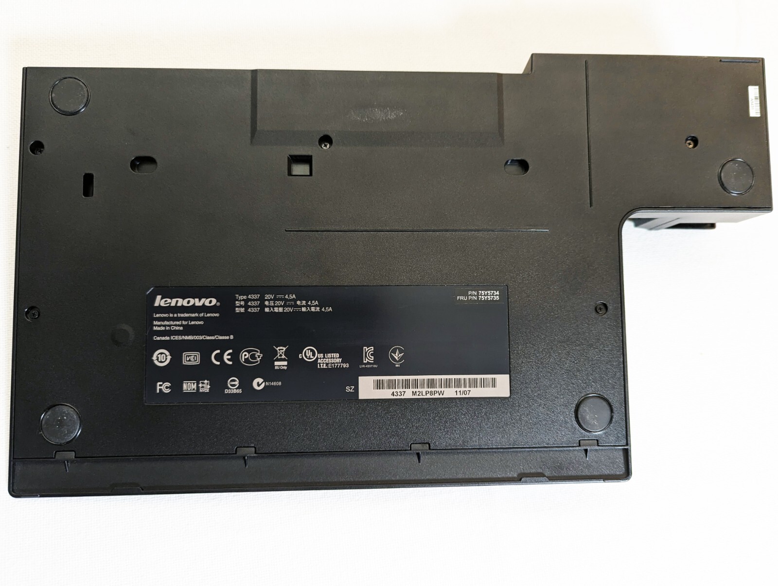 Lenovo ThinkPad Mini Dock Series 3 Type 4337 for ThinkPad T400s T410 T420 T510