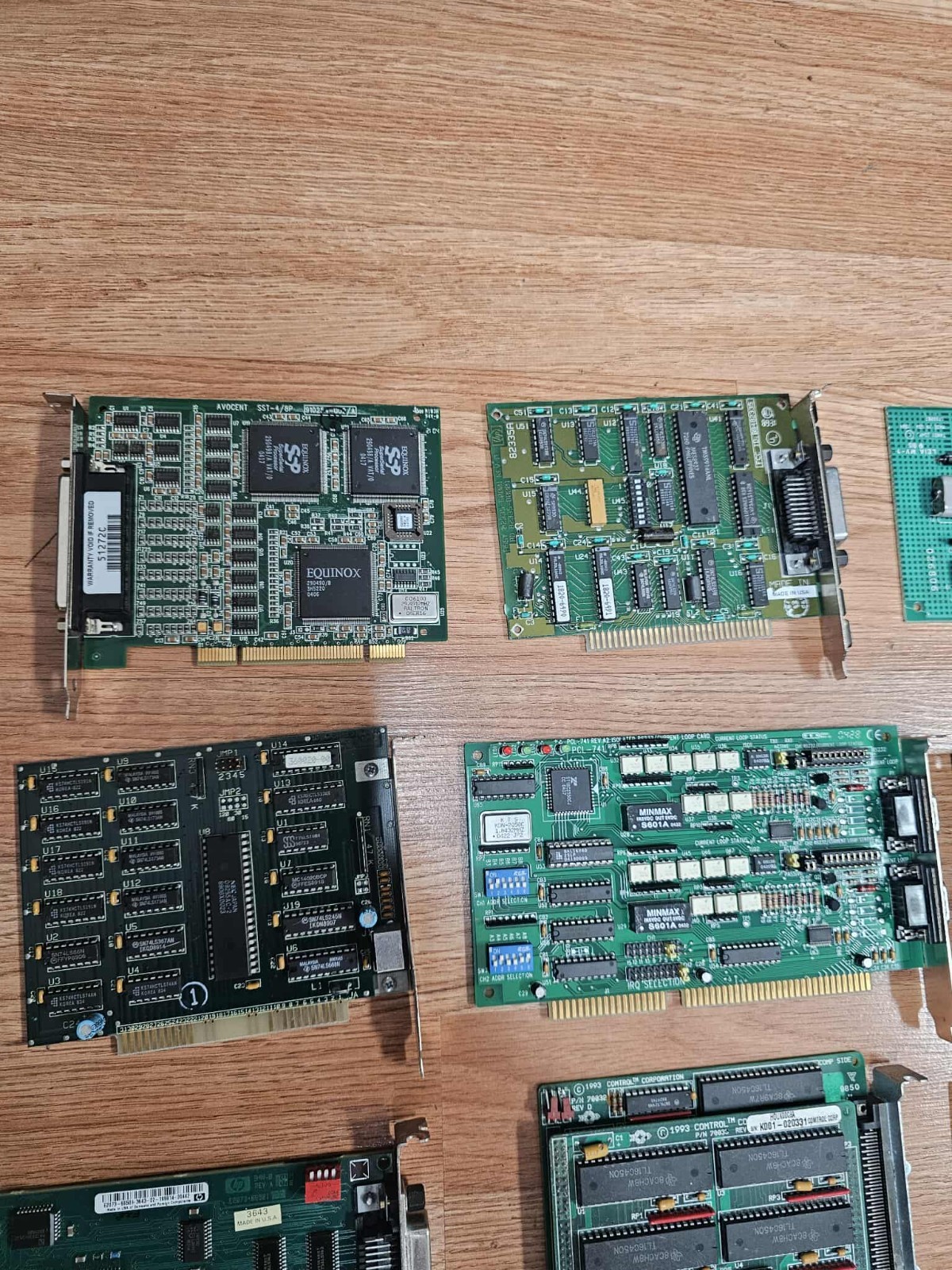 Huge Lot Misc/Random Unknown Proprietary Custom ISA Industrial Controller Cards