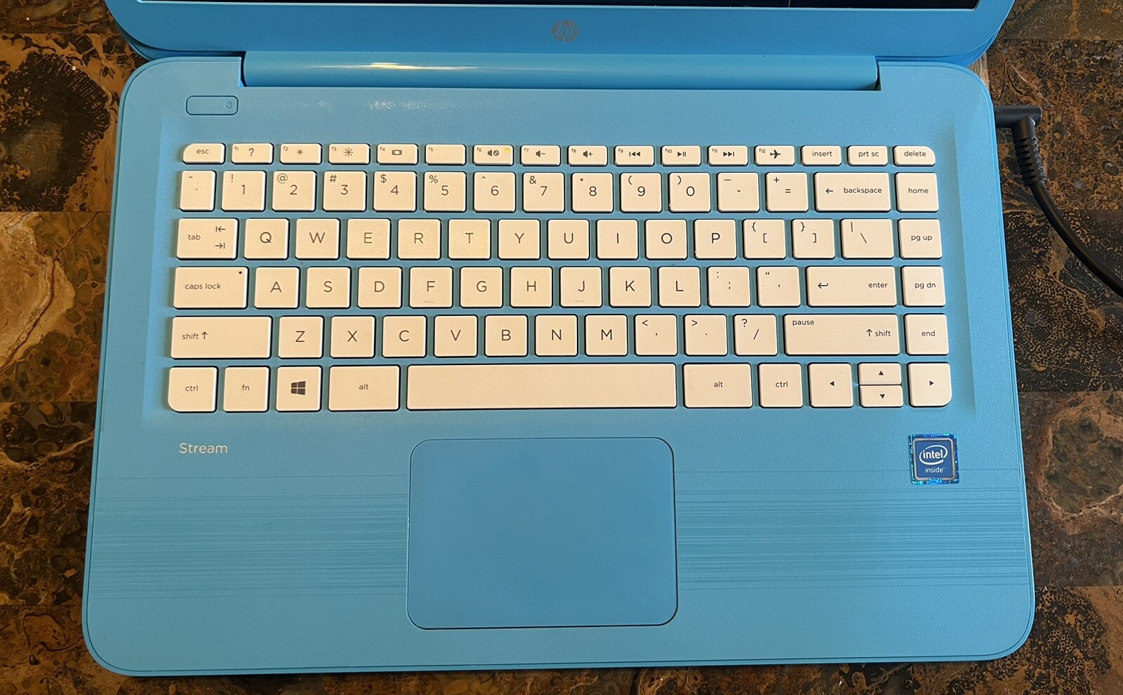 (Cracked Screen) HP Stream Laptop 14-ax0xx Win 10 Intel Celeron