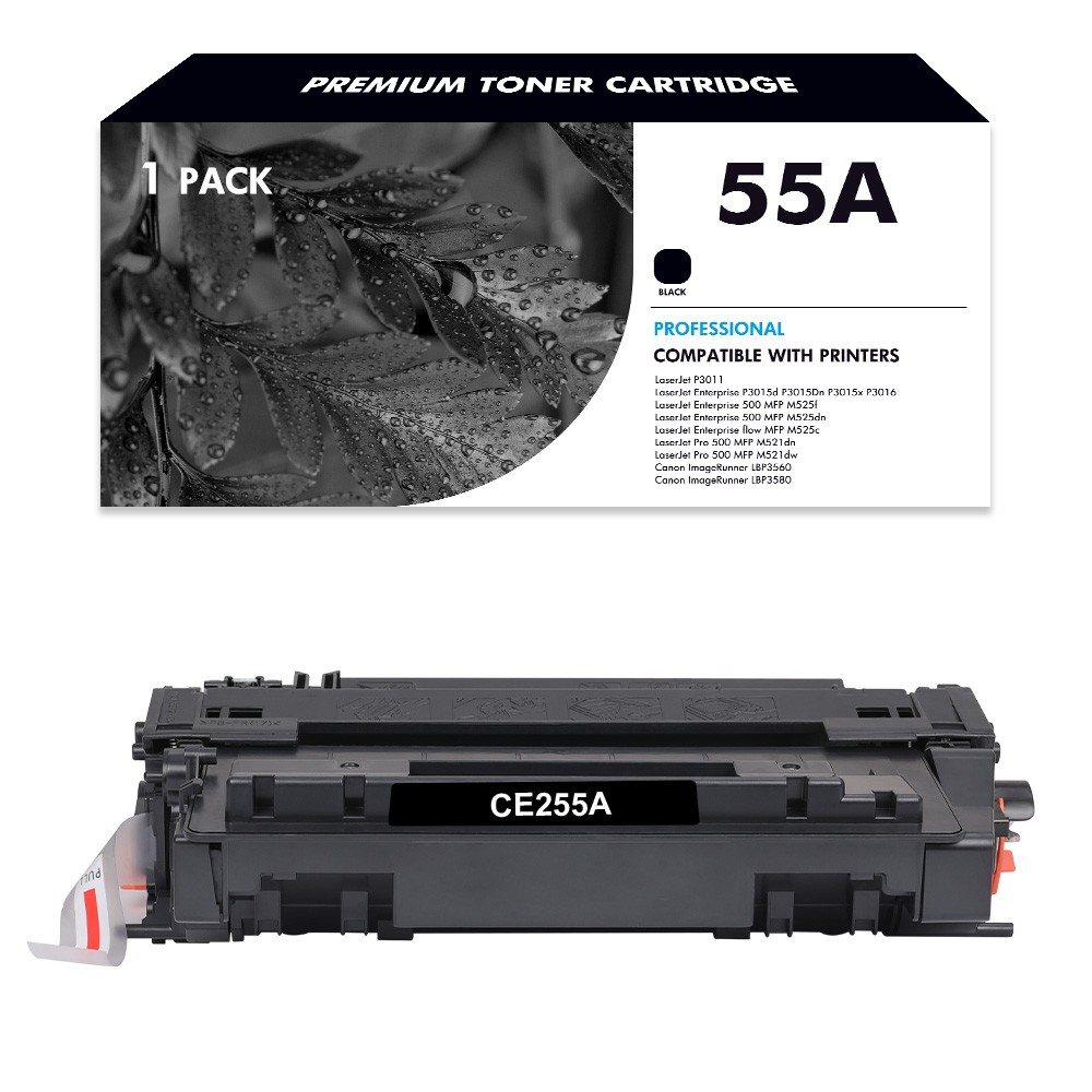 CE255A 55A Toner Fits for HP LaserJet P3011 Enterprise P3015d P3015 P3016 P3015x