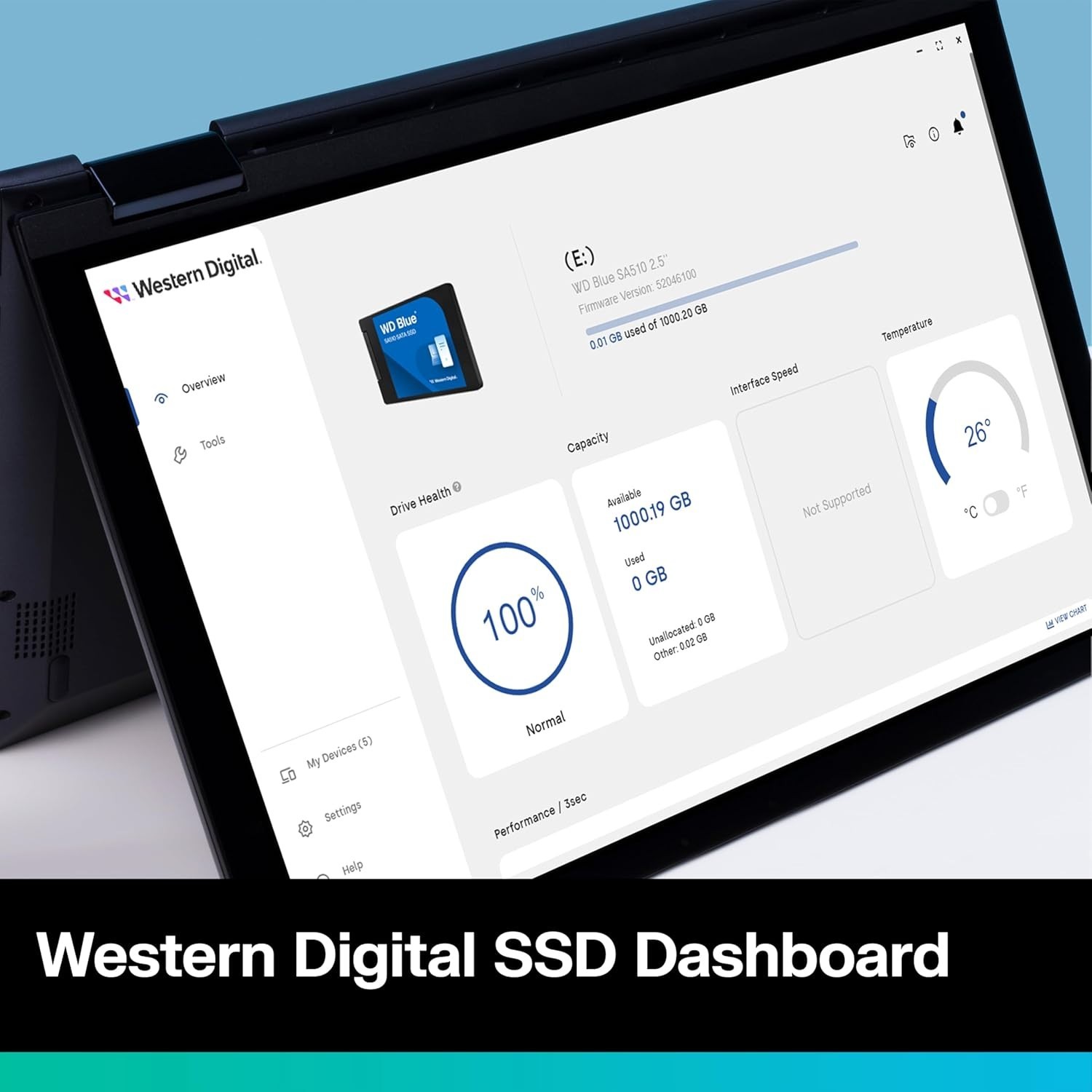 WD Blue 1TB SATA III SSD – 2.5″/7mm – Up to 560 MB/s
