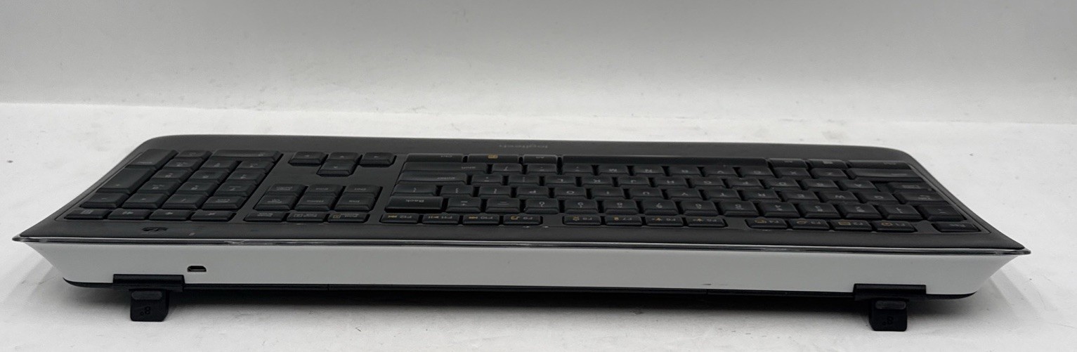 Logitech K800 Illuminated Wireless Keyboard with USB Dongle & Charging Cable