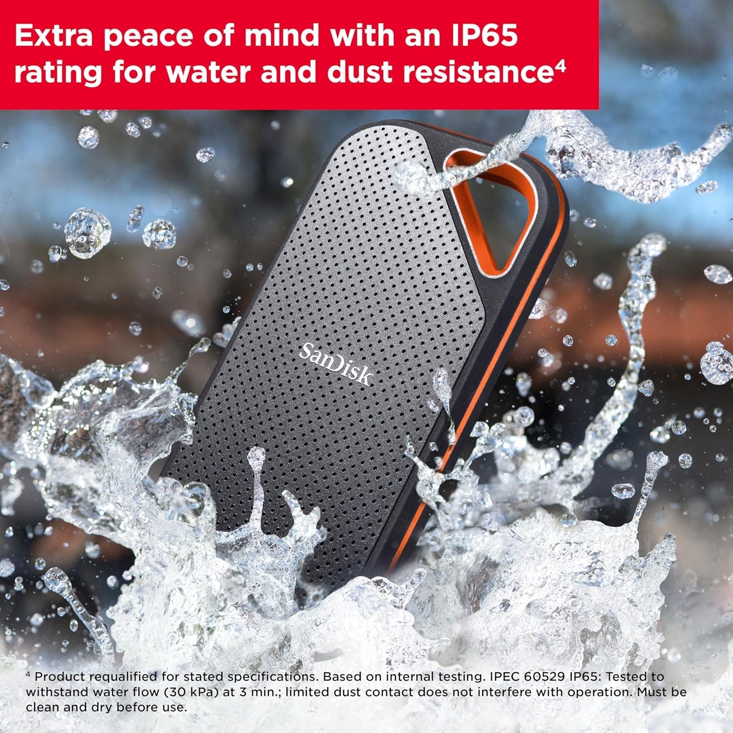 SanDisk Extreme PRO External Solid State Drive Black 2TB USB-C 2000MB/s NVMe