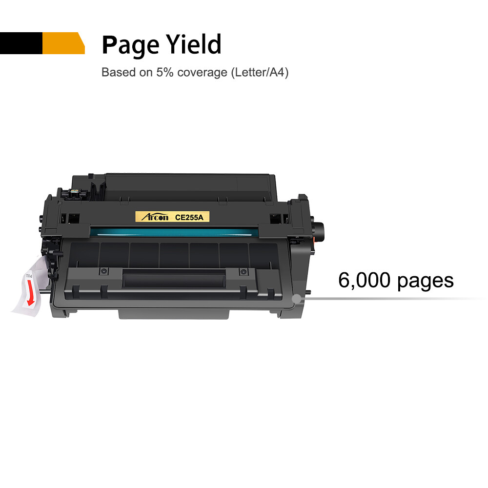 CE255A CE255X Black Toner compatible with HP LaserJet P3011 P3015d P3015Dn Lot