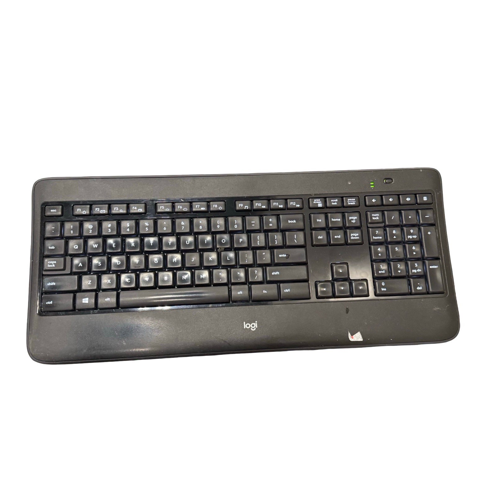 Logitech K800 Illuminated Wireless Keyboard with USB Dongle & Charging Cable