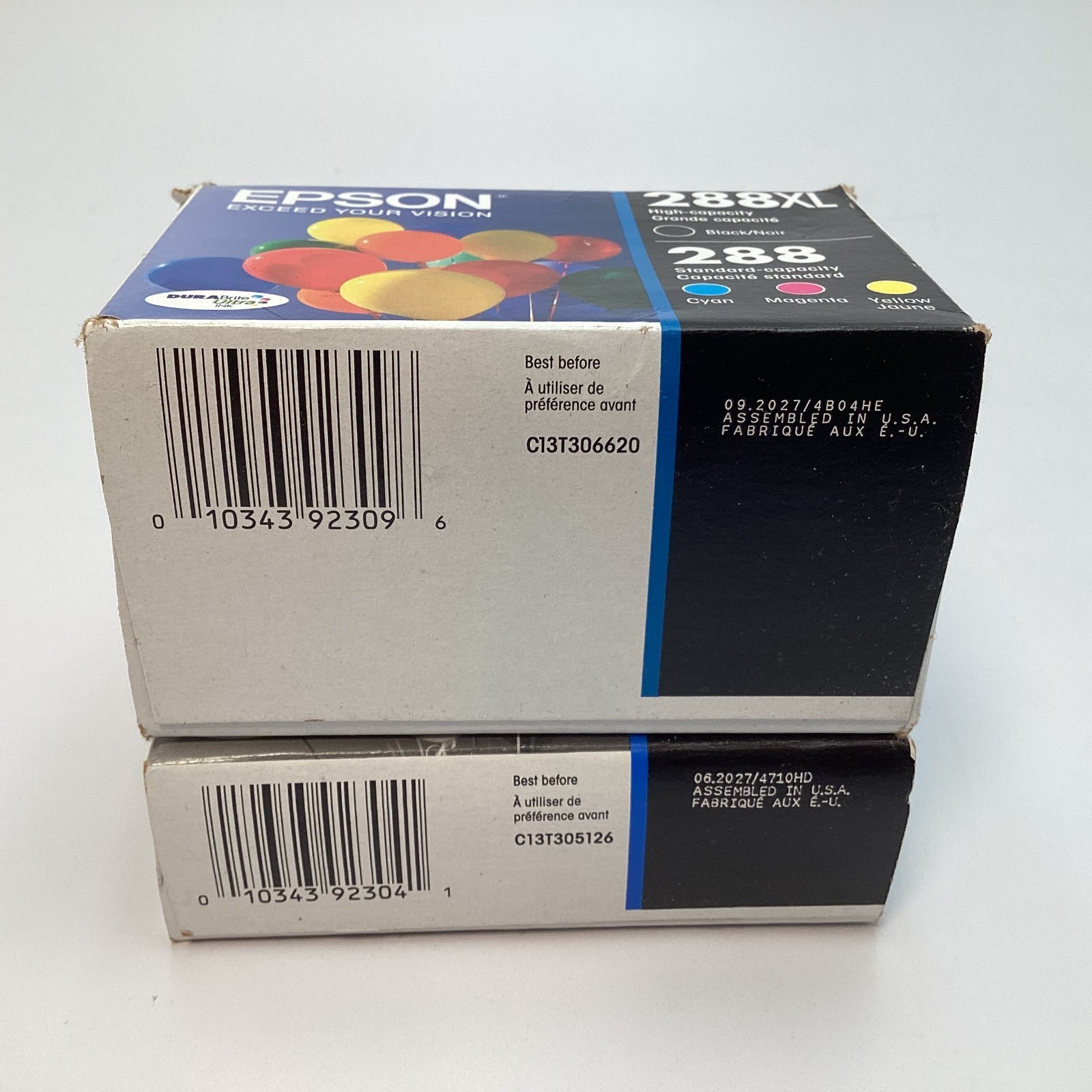 Lot of 6 Genuine Epson 288 & 288XL Ink Cartridges – Black & Color Combo Pack