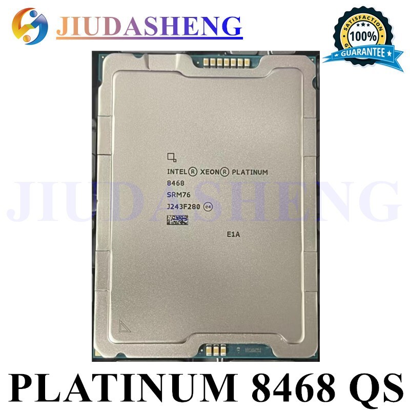 Intel Xeon Platinum 8468 QS Version 2.1GHz FCLGA4677 350W 48C/96T CPU Processors