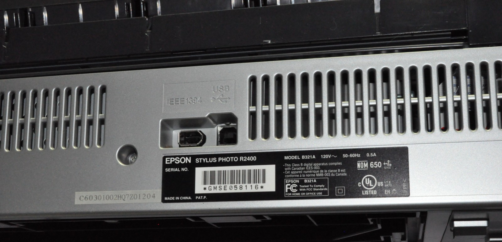 Epson Stylus Photo R2400 Inkjet Photo Printer UltraChrome K3 Large FormatPrinter