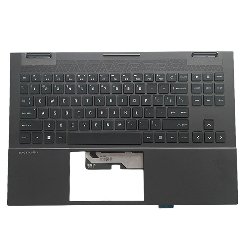 New For HP OMEN Laptop 15-EK 15-EN Palmrest w/RGB Backlit Keyboard M00667-001 US