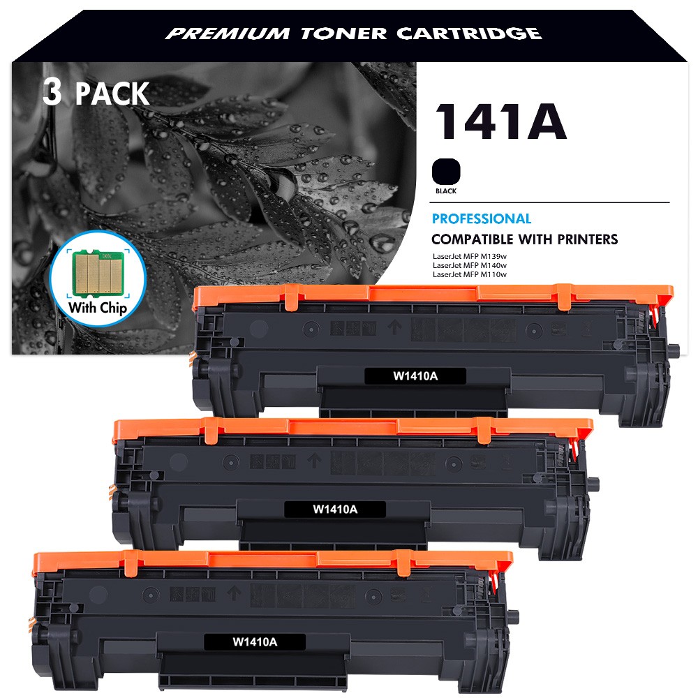 [New Chip] 141A Compatible with HP W1410A Toner Cartridge for LaserJet MFP M139w