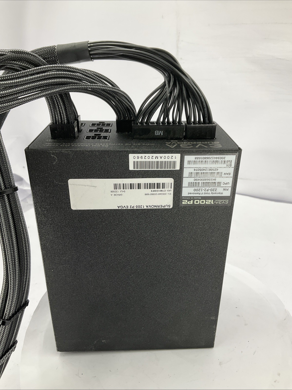 EVGA SuperNOVA 1200-P2 80+ Platinum 1200W Power Supply PSU 220-P2-1200