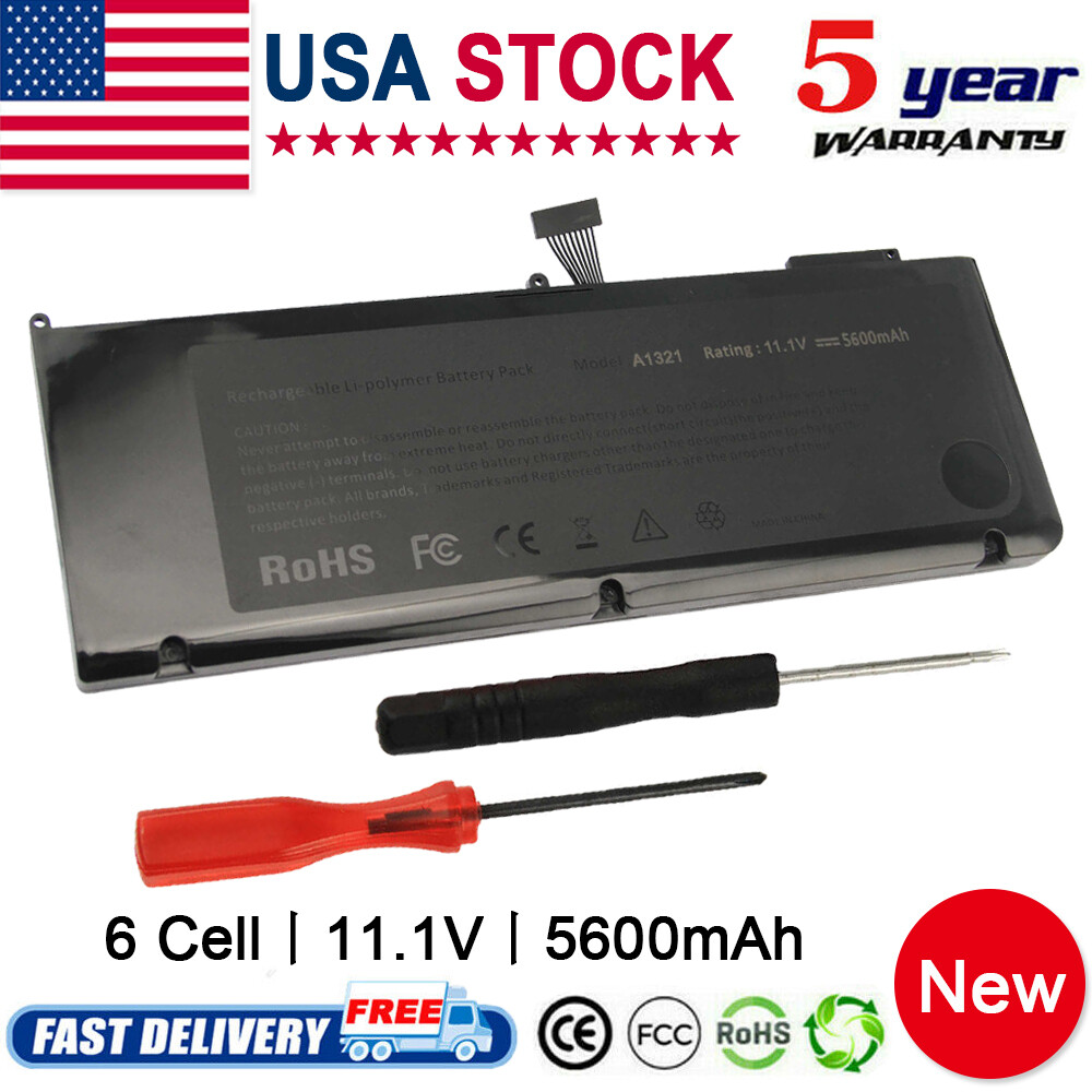 6Cell For Apple A1286 MacBook Pro15 Battery A1321 3ICP5/81/77-2 11.1V 020-6766-B