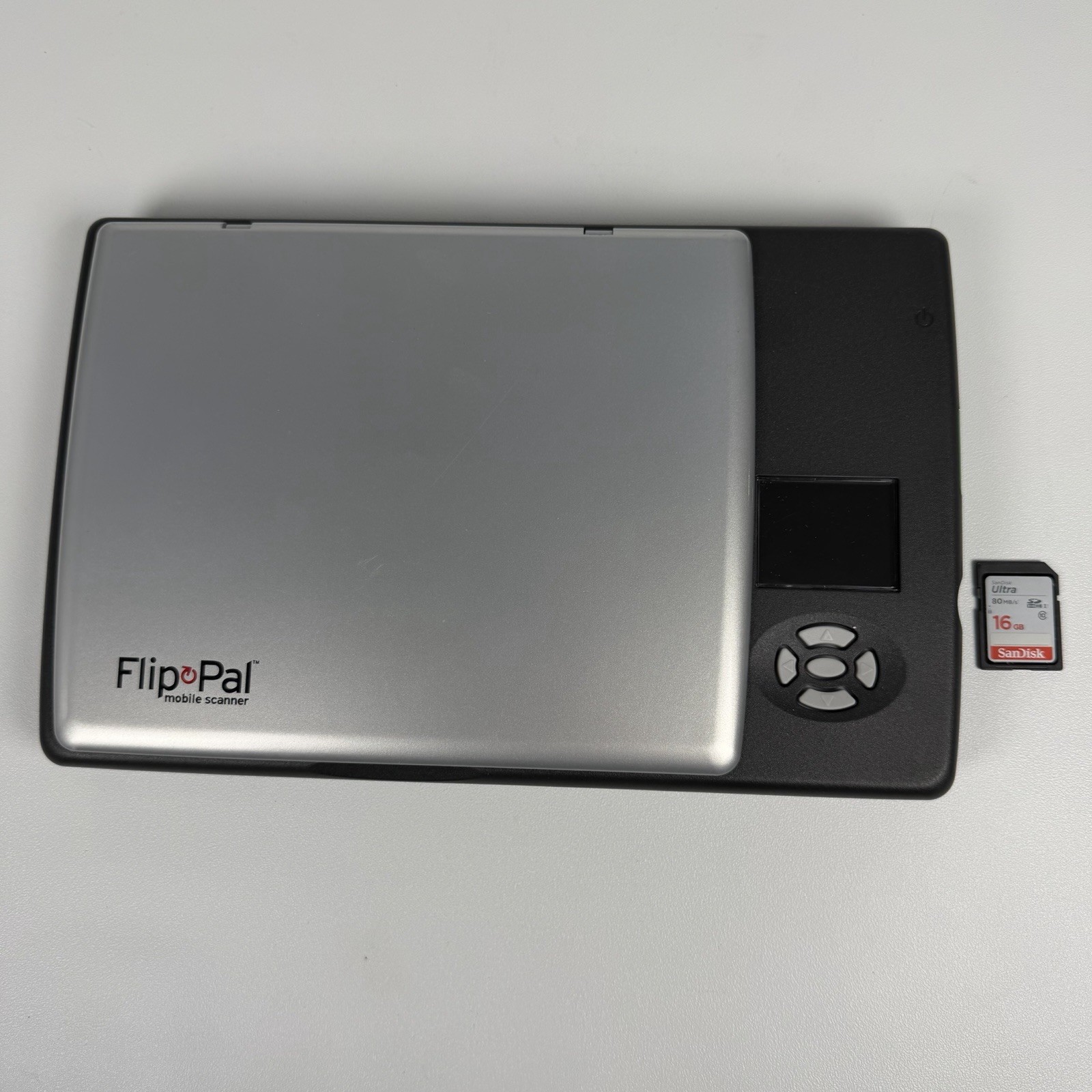 Flip Pal 100C Mobile Scanner w/Sketch Kit, Case, 16GB SD Card- TESTED WORKS