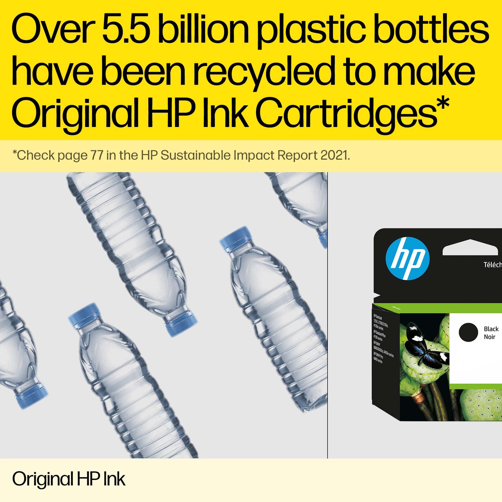 HP 923 Black Original Ink Cartridge, Average cartridge yields 500 standard
