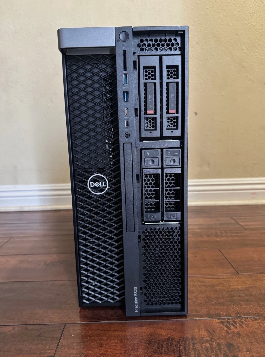 Dell Precision 5820 Xeon W2235 + Flex Bays + 950W PSU – No RAM / No SSD / No GPU
