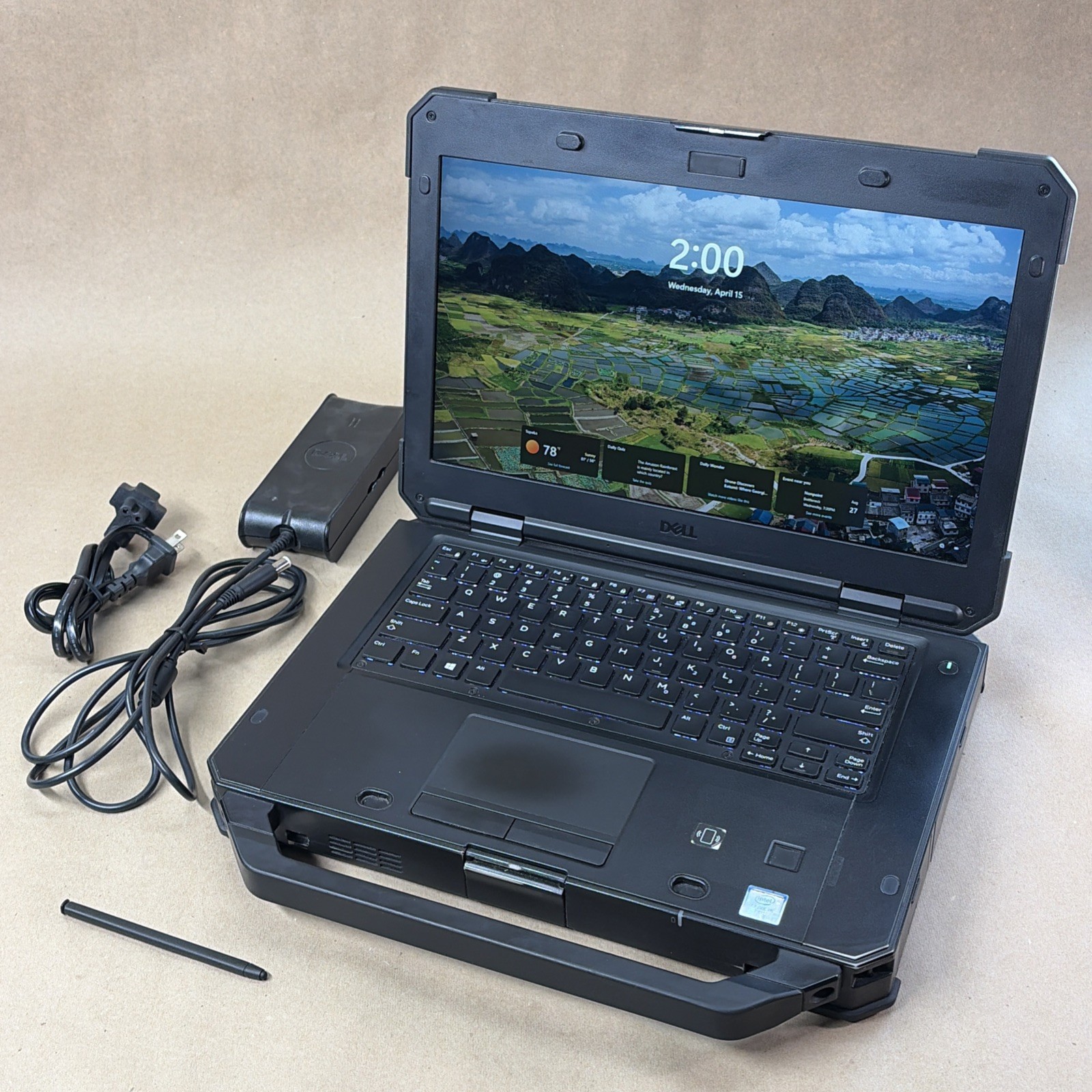 Dell Latitude 5424 Rugged 14″ i5-8350U 16GB RAM 256GB SSD Touch Win11 w/ Charger