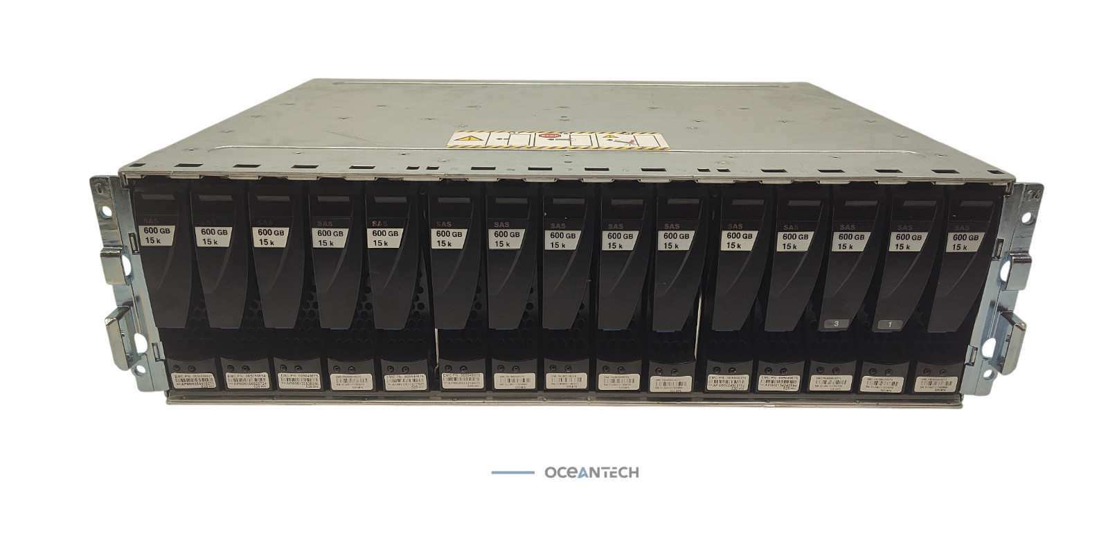 EMC KTN-STL3 15 Bay 3.5″ 6GB/s SAS DEA HDD Array with 2x 303-108-000E , NO HDD