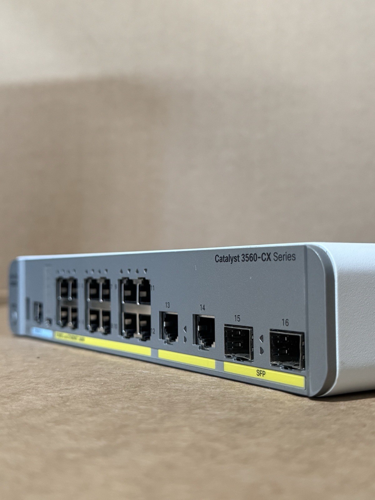 Cisco WS-C3560CX-12PC-S 16 Ports Fully Managed Ethernet Switch