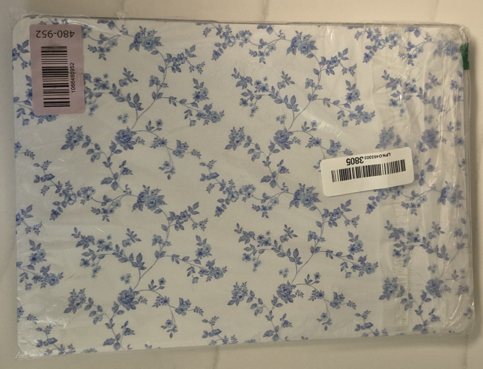 Floral Rigid Plastic Shell Case with Keyboard Cover for MacBook 13″