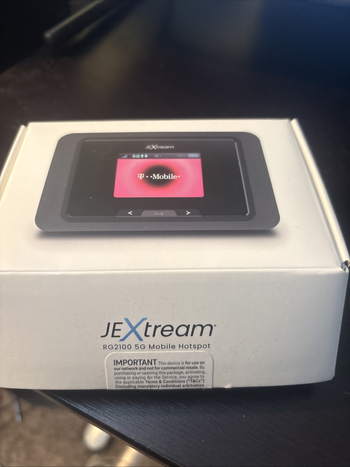 JEXtream Franklin RG2100 5G Wi-Fi Mobile Hotspot Router