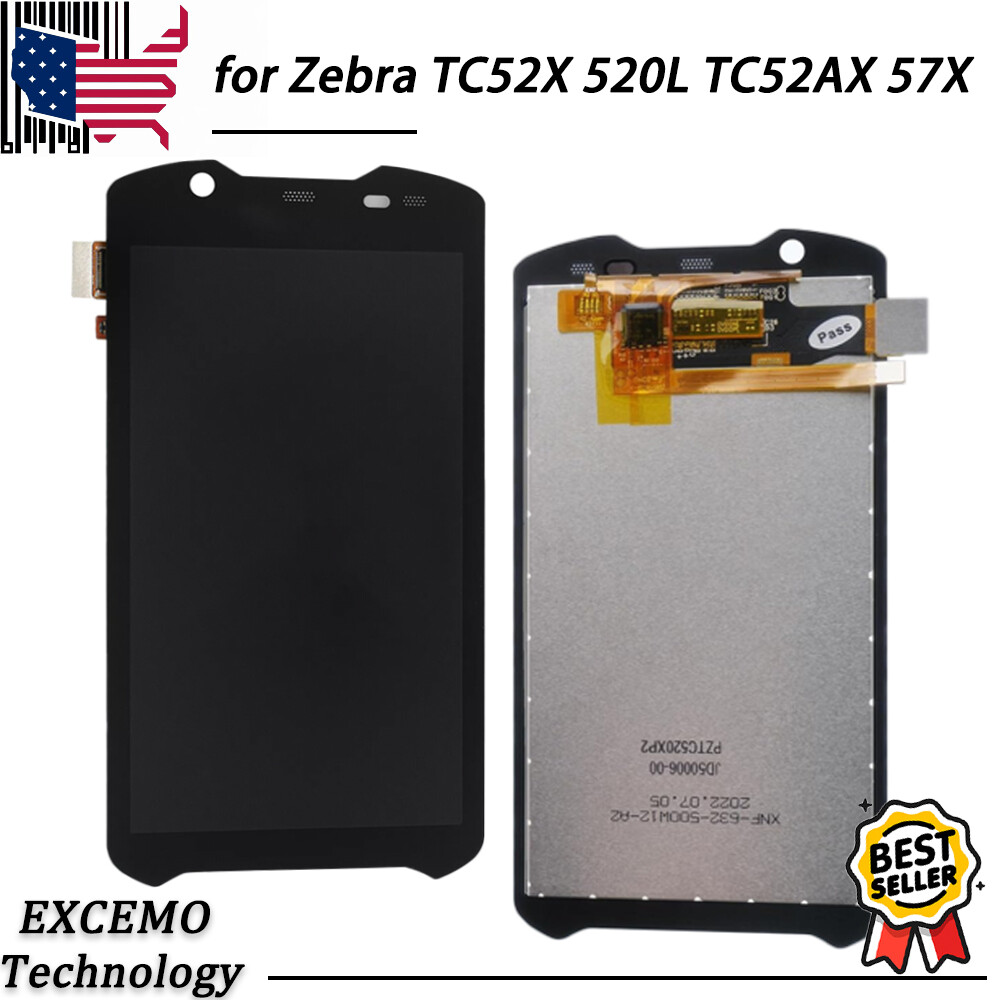 TC52X LCD Screen with Touch Digitizer for Zebra TC52X TC520L TC52AX TC57X USA