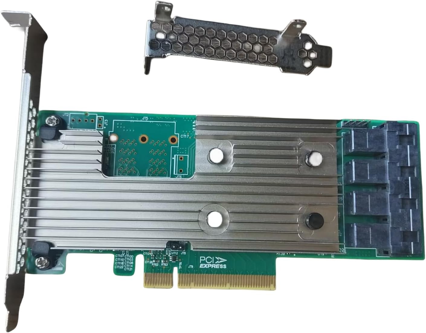 LSI 9305-16i SATA SAS 12Gbs Controller PCIe 3.0 x8 IT-Mode HBA + 4* 8643 Cable