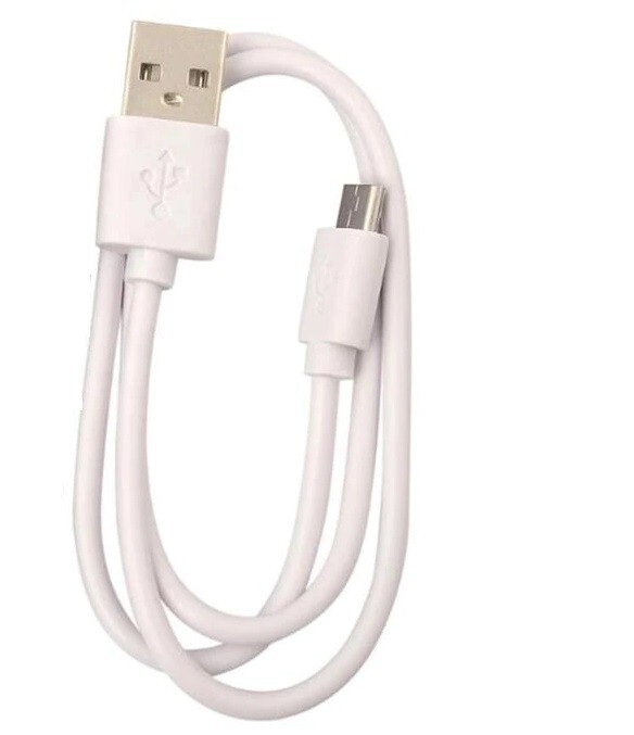 1.5ft Micro USB 2.0 Cable White Type A Male to Micro B Male WC-10U2-03101.5WH