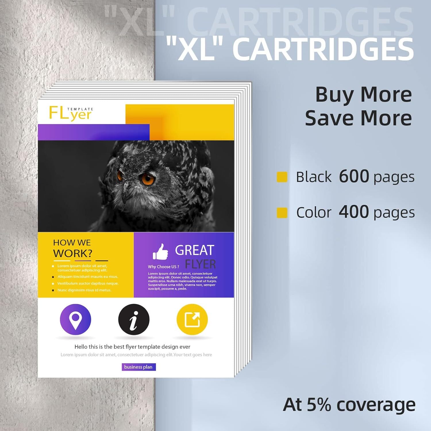 PG-260XL CL-261XL Ink Cartridges for Canon Pixma TS6420a TR7020 TR7022a Printer