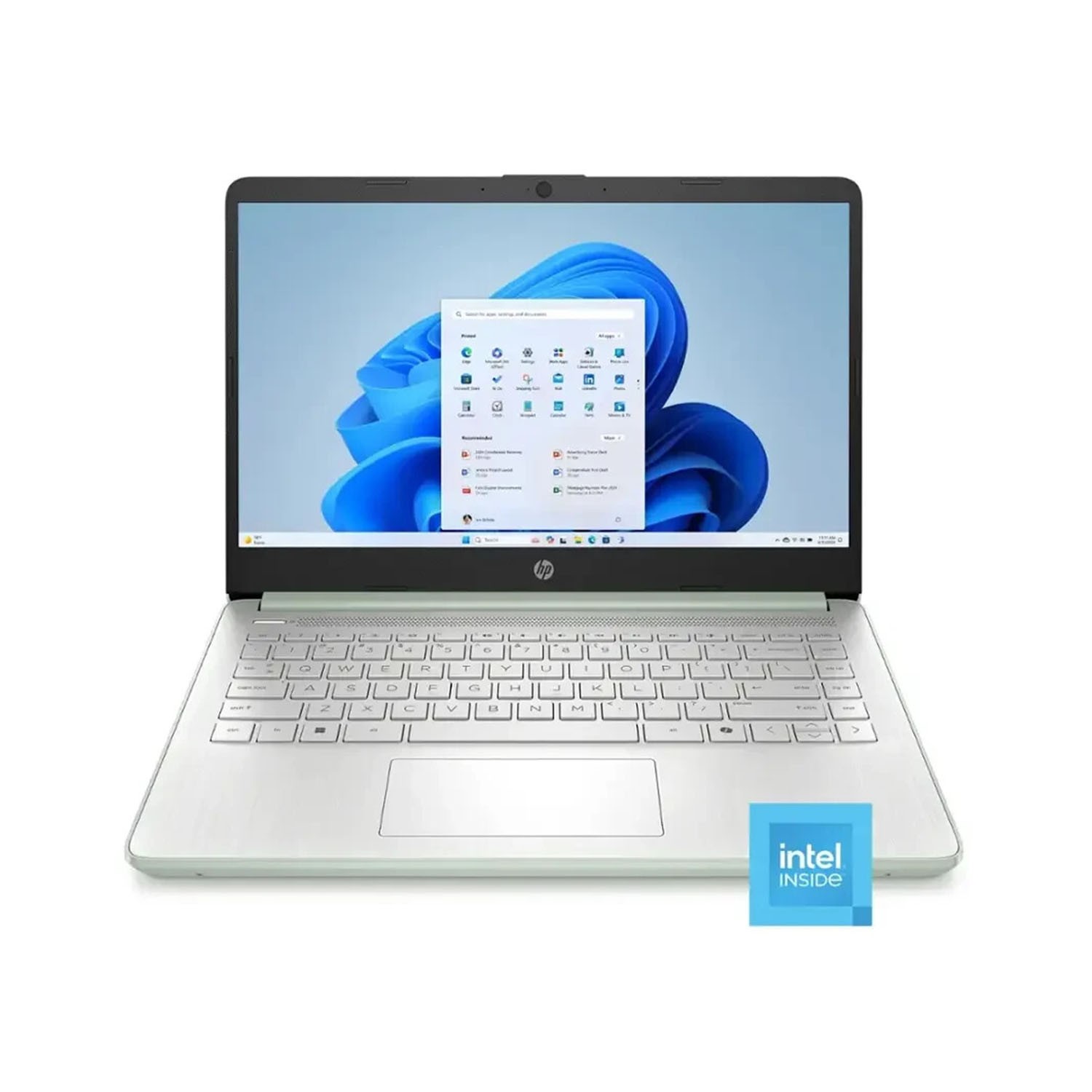 HP 14″ Laptop Intel Processor N150 4GB Memory 128GB UFS Wi-Fi 6 Win11